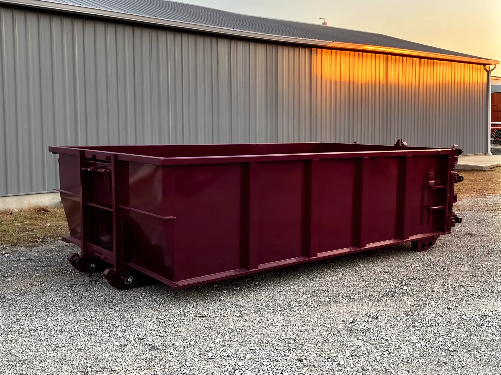 Roll-off dumpster from Fisk Boys Dumpster Rental in Stockton, CA